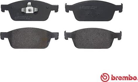 Brembo P 24 157 - Kit pastiglie freno, Freno a disco autozon.pro