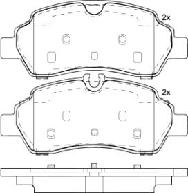 Brembo P 24 209 - Kit pastiglie freno, Freno a disco autozon.pro