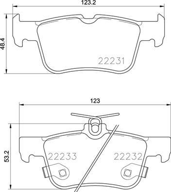 Brembo P 24 201 - Kit pastiglie freno, Freno a disco autozon.pro