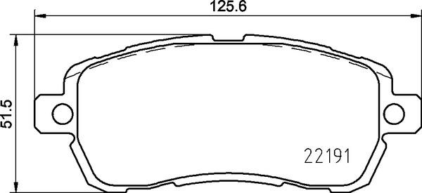 Brembo P 24 203 - Kit pastiglie freno, Freno a disco autozon.pro