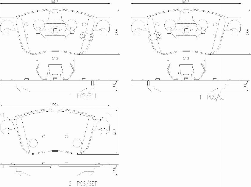 Brembo P24234N - Kit pastiglie freno, Freno a disco autozon.pro