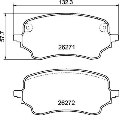 Brembo P 24 236 - Kit pastiglie freno, Freno a disco autozon.pro