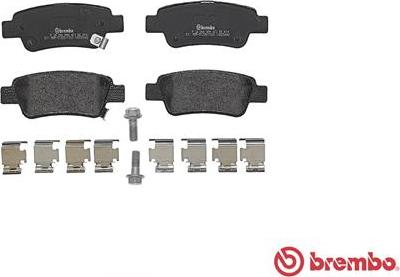 Brembo P 28 046 - Kit pastiglie freno, Freno a disco autozon.pro