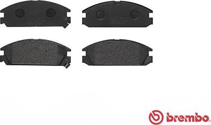 Brembo P 28 010 - Kit pastiglie freno, Freno a disco autozon.pro