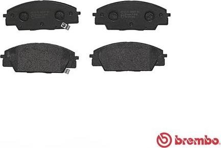 Brembo P 28 032 - Kit pastiglie freno, Freno a disco autozon.pro