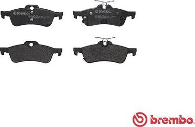 Brembo P 28 070 - Kit pastiglie freno, Freno a disco autozon.pro