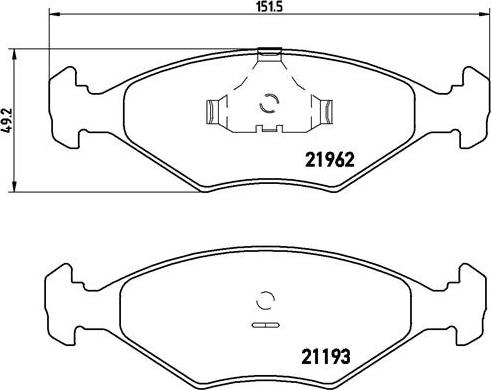 Brembo P 23 055 - Kit pastiglie freno, Freno a disco autozon.pro