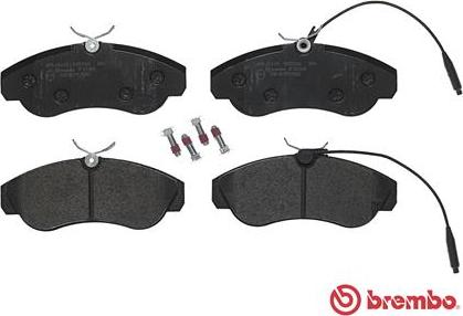 Brembo P 23 069 - Kit pastiglie freno, Freno a disco autozon.pro