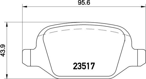 Brembo P 23 065 - Kit pastiglie freno, Freno a disco autozon.pro