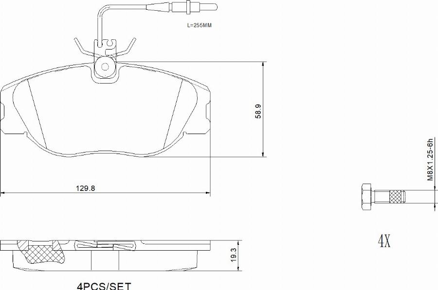 Brembo P23061N - Kit pastiglie freno, Freno a disco autozon.pro