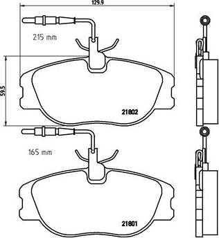 Brembo P 23 061 - Kit pastiglie freno, Freno a disco autozon.pro