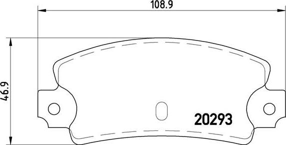 Brembo P 23 008 - Kit pastiglie freno, Freno a disco autozon.pro