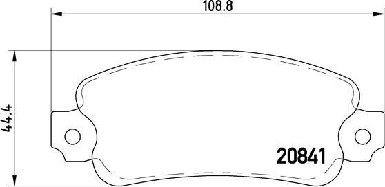 Brembo P 23 014 - Kit pastiglie freno, Freno a disco autozon.pro