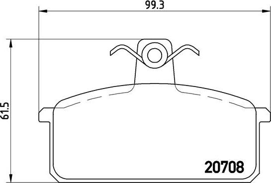 Brembo P 23 018 - Kit pastiglie freno, Freno a disco autozon.pro