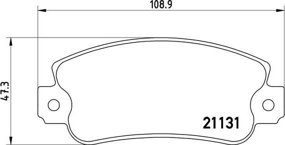 Brembo P 23 029 - Kit pastiglie freno, Freno a disco autozon.pro