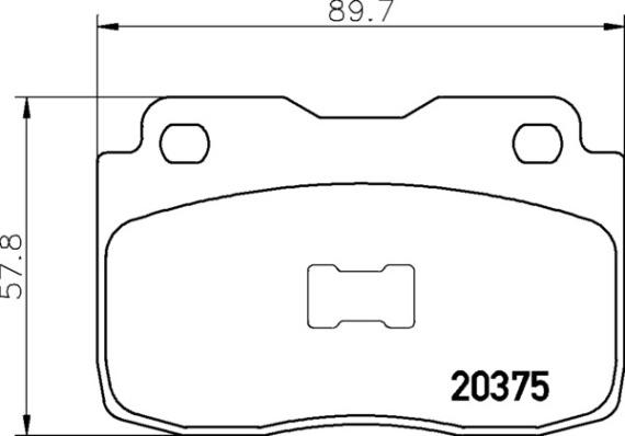 Brembo P 23 025 - Kit pastiglie freno, Freno a disco autozon.pro