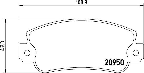 Brembo P 23 021 - Kit pastiglie freno, Freno a disco autozon.pro