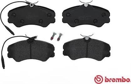 Brembo P 23 023 - Kit pastiglie freno, Freno a disco autozon.pro