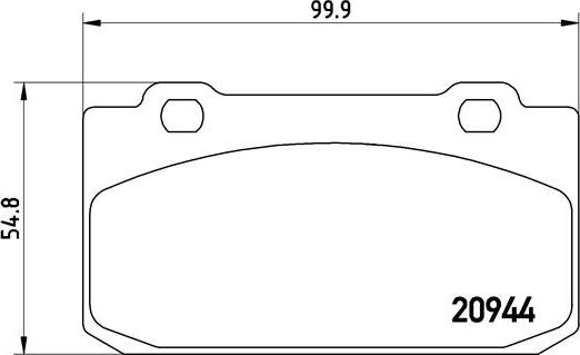 Brembo P 23 027 - Kit pastiglie freno, Freno a disco autozon.pro