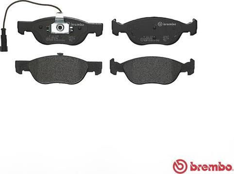 Brembo P 23 070 - Kit pastiglie freno, Freno a disco autozon.pro