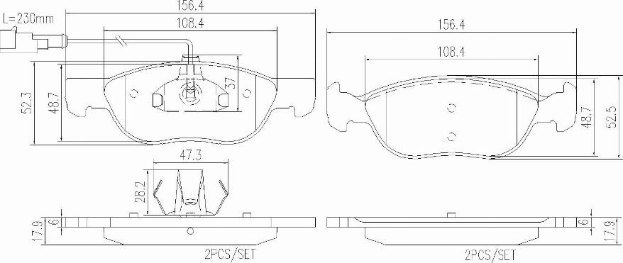 Brembo P23071N - Kit pastiglie freno, Freno a disco autozon.pro