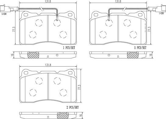 Brembo P23078N - Kit pastiglie freno, Freno a disco autozon.pro