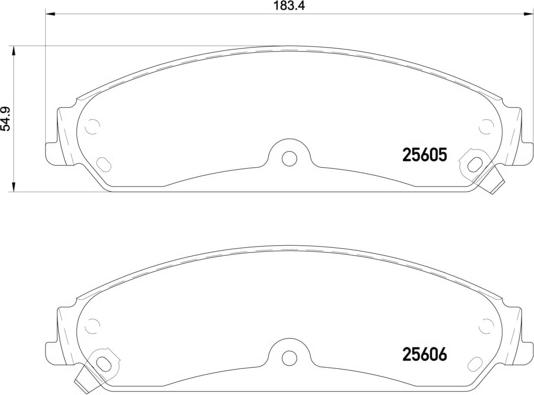 Brembo P 23 149 - Kit pastiglie freno, Freno a disco autozon.pro