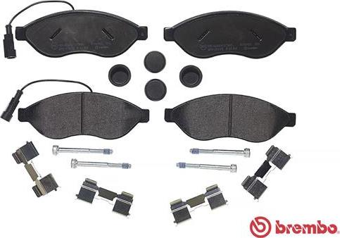 Brembo P 23 143 - Kit pastiglie freno, Freno a disco autozon.pro