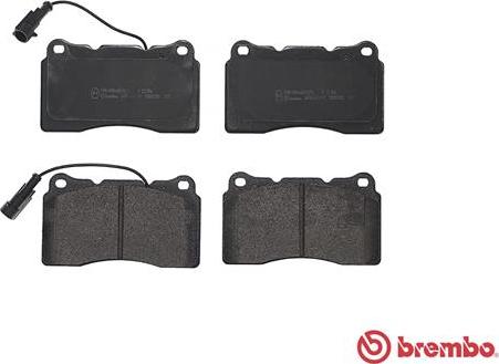 Brembo P 23 154 - Kit pastiglie freno, Freno a disco autozon.pro