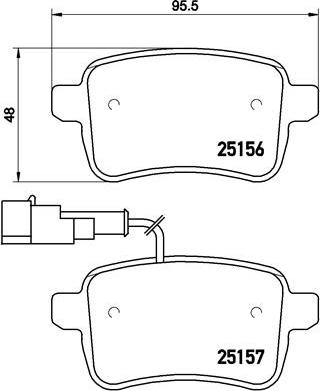 Brembo P 23 133 - Kit pastiglie freno, Freno a disco autozon.pro