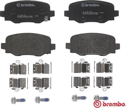 Brembo P 23 177 - Kit pastiglie freno, Freno a disco autozon.pro