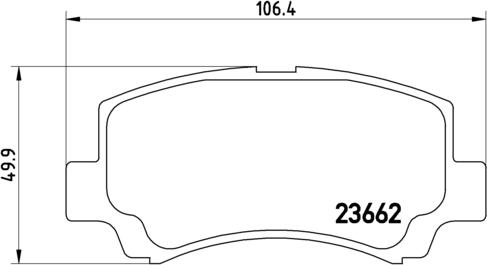 Brembo P 79 011 - Kit pastiglie freno, Freno a disco autozon.pro