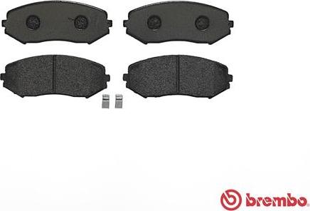 Brembo P 79 018 - Kit pastiglie freno, Freno a disco autozon.pro