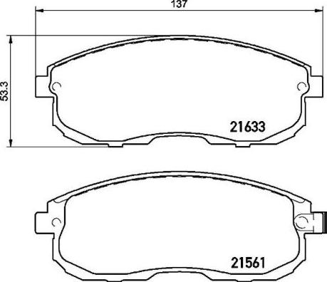 Brembo P 79 030 - Kit pastiglie freno, Freno a disco autozon.pro