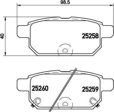 Brembo P 79 029 - Kit pastiglie freno, Freno a disco autozon.pro