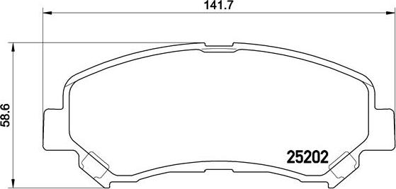 Brembo P 79 028 - Kit pastiglie freno, Freno a disco autozon.pro