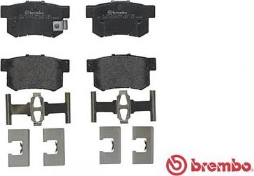 Brembo P 79 027 - Kit pastiglie freno, Freno a disco autozon.pro