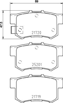 Brembo P 79 027 - Kit pastiglie freno, Freno a disco autozon.pro