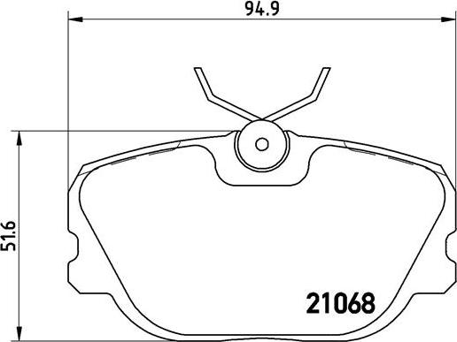 Brembo P 71 004 - Kit pastiglie freno, Freno a disco autozon.pro