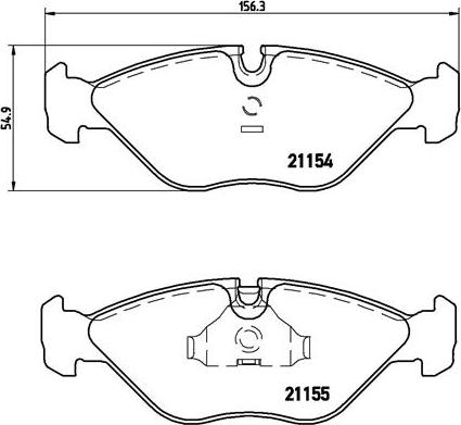 Brembo P 71 005 - Kit pastiglie freno, Freno a disco autozon.pro