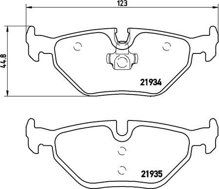 Baic 128416075 - Kit pastiglie freno, Freno a disco autozon.pro