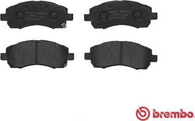 Brembo P 78 009 - Kit pastiglie freno, Freno a disco autozon.pro