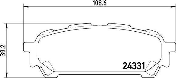 Brembo P 78 014 - Kit pastiglie freno, Freno a disco autozon.pro