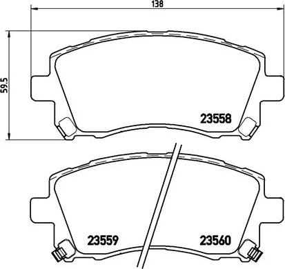 Brembo P 78 010X - Kit pastiglie freno, Freno a disco autozon.pro