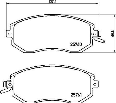 Brembo P 78 021X - Kit pastiglie freno, Freno a disco autozon.pro