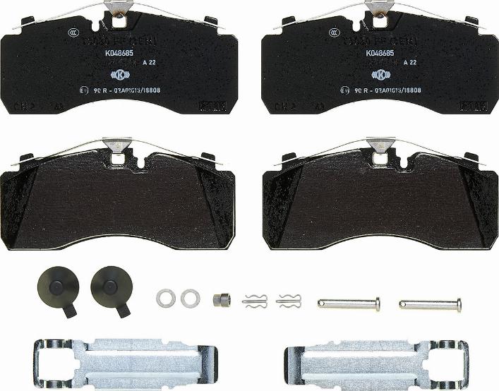 Brembo P A6 428S - Kit pastiglie freno, Freno a disco autozon.pro