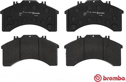 Brembo P A6 015 - Kit pastiglie freno, Freno a disco autozon.pro