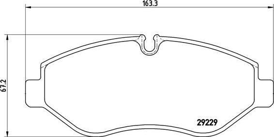 Brembo P A6 026 - Kit pastiglie freno, Freno a disco autozon.pro