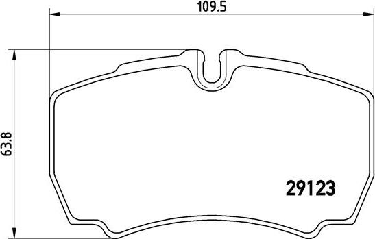 Brembo P A6 023 - Kit pastiglie freno, Freno a disco autozon.pro