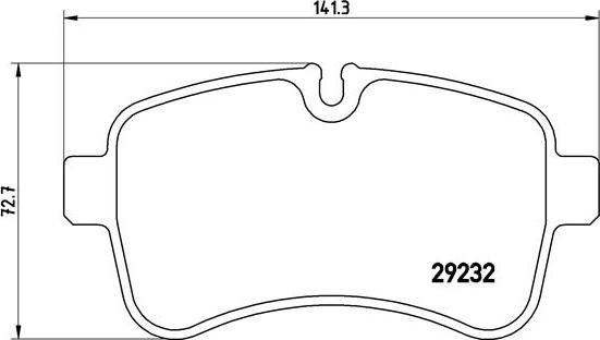 Brembo P A6 027 - Kit pastiglie freno, Freno a disco autozon.pro